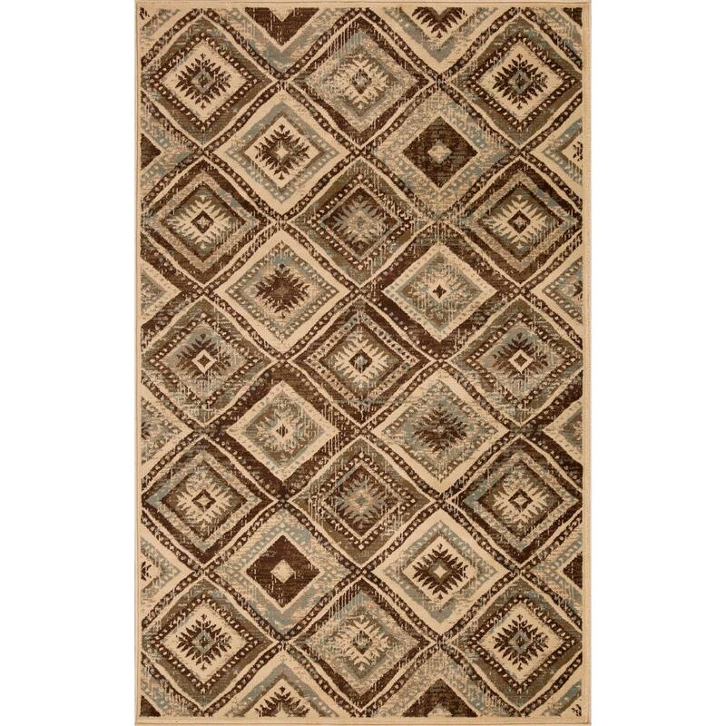 Superior Farmhouse Southwestern Power-Loomed Indoor Area Rug