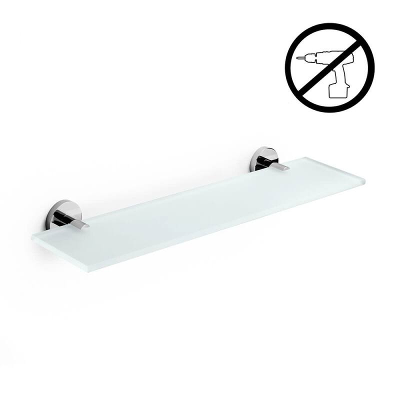 WS Bath Collections 23-3/10" Brass Shelf from the Duemila Glue