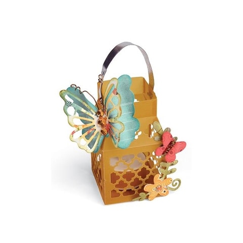 Sizzix LWhitlock Thinlits Die Butterfly Lantern