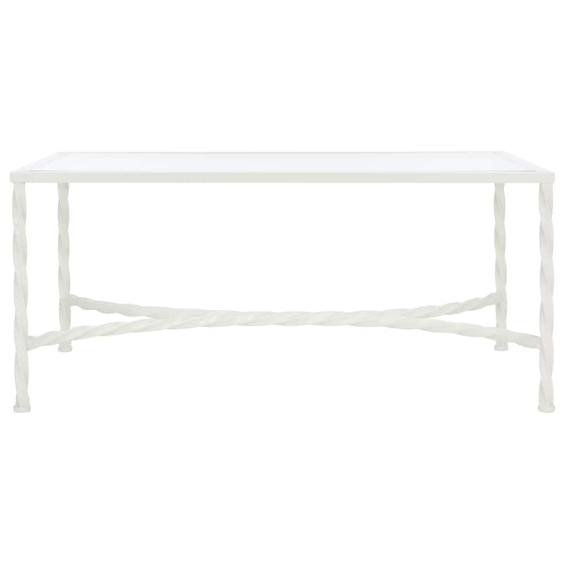 SAFAVIEH Couture Matilda Gold Leaf Glass Coffee Table