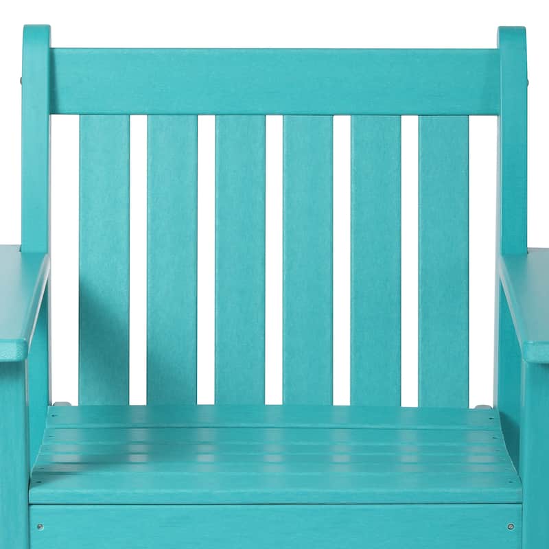 Polytrends Laguna HDPE Outdoor Dining Garden Arm Chair
