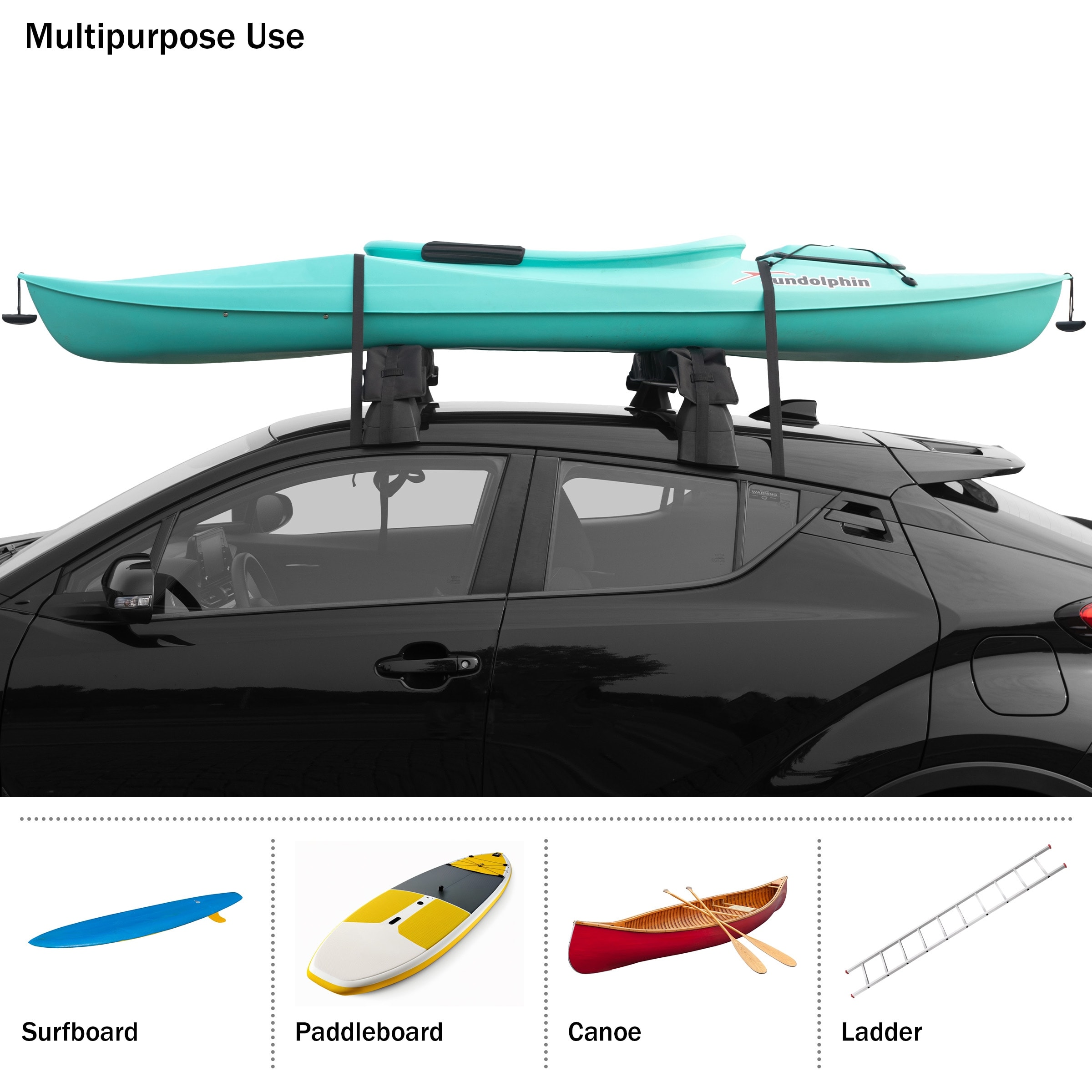 Tie Down Sup Board Car Rack SUP Surfboard Car Rack Removable