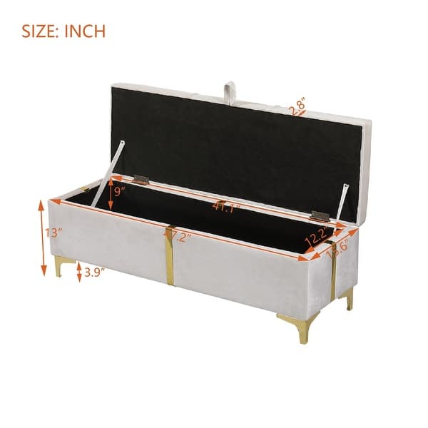 dimension image slide 0 of 4, Upholstered Bedroom Sets with Queen Platform Bed and Storage Ottoman
