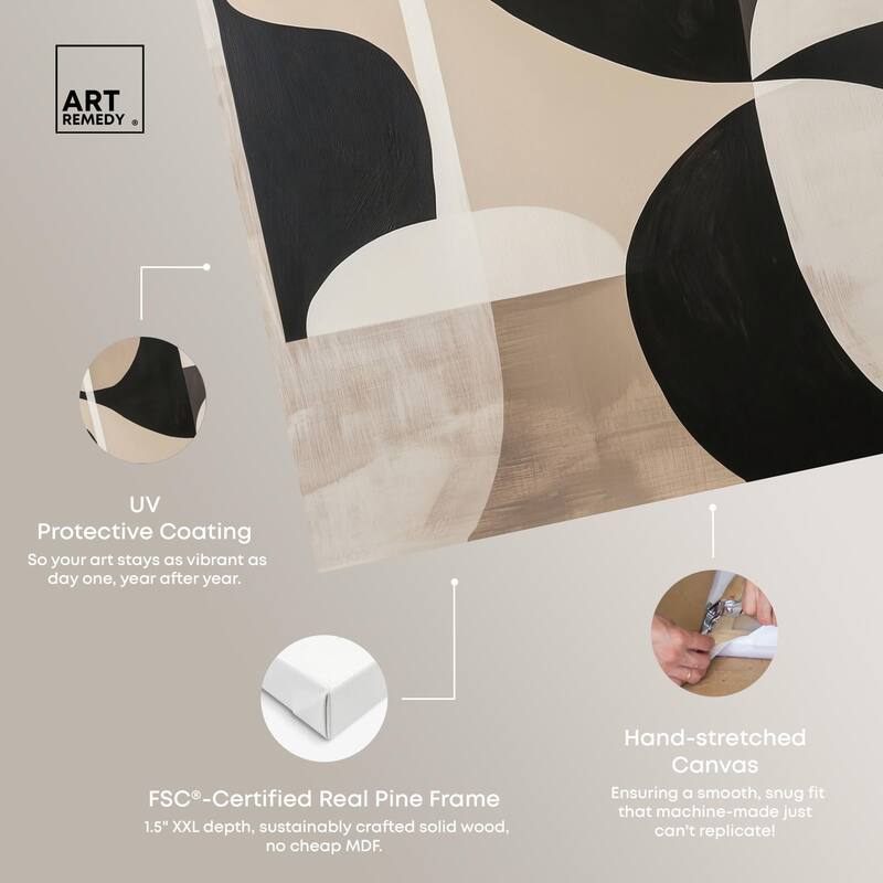Disc Dynamics Canvas by Art Remedy, Gallery Wrapped