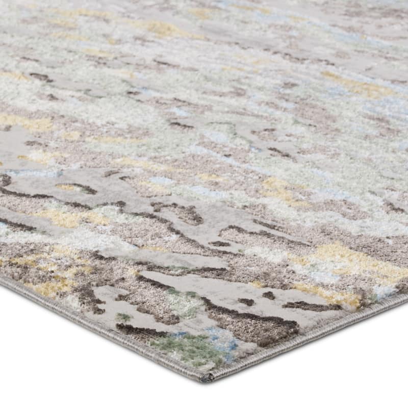 Etosha Abstract Blue/Gray Runner Rug