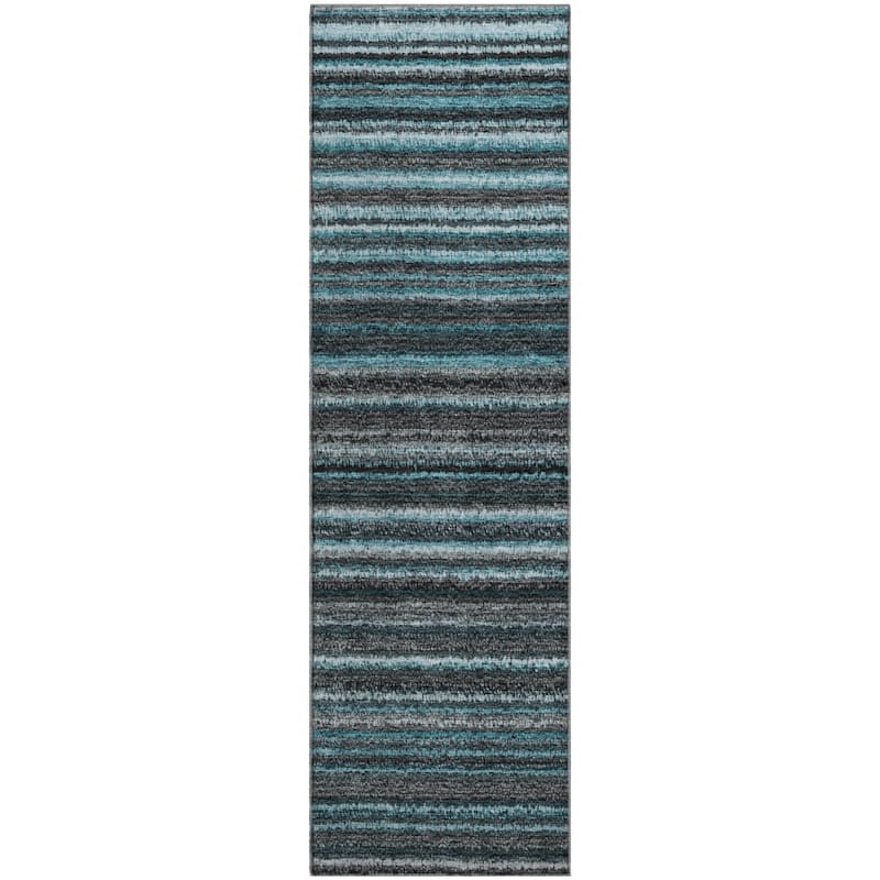 Premium Washable Super Soft Stripe Mayfield Rug