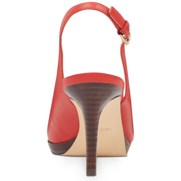 nine west gabrielle slingback platform pumps
