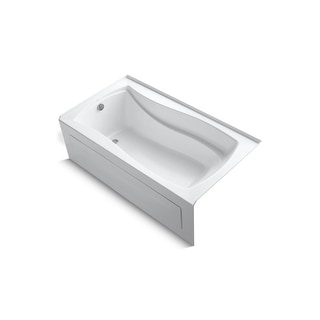 Kohler Mariposa 66" X 36" Alcove Bath With Integral Apron And Left-Hand Drain White