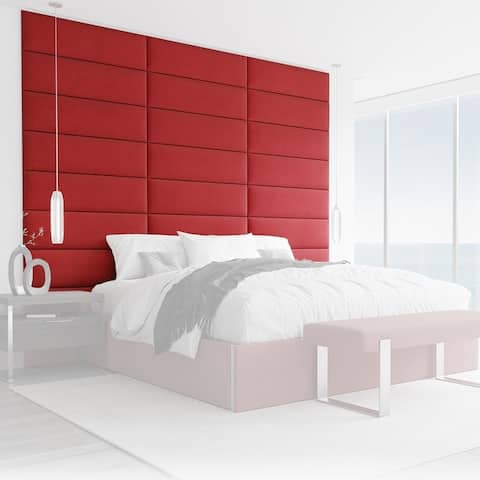 Vant Upholstered Headboards - Red Melon - 39 Inch - Set of 4 panels