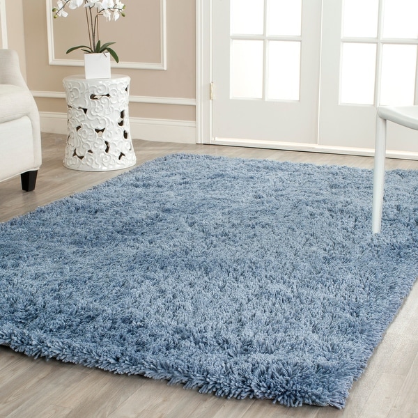 SAFAVIEH Handmade Classic Shag Nakhshun Rug. Opens flyout.