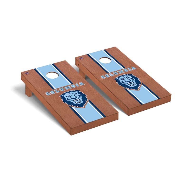 Columbia Lions Rosewood Cornhole Board Set