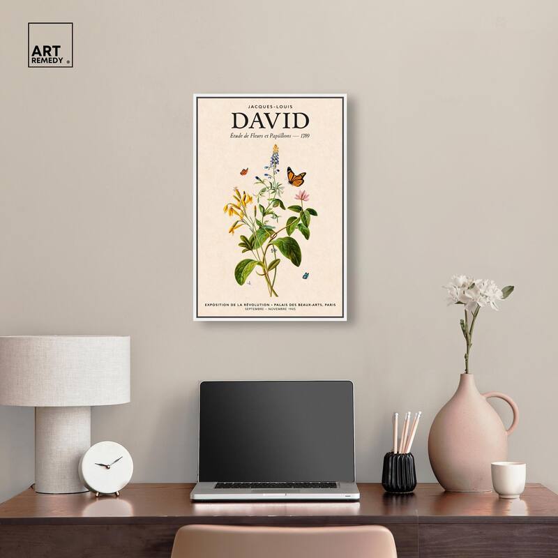 David's Delicate Flowers Canvas by Art Remedy