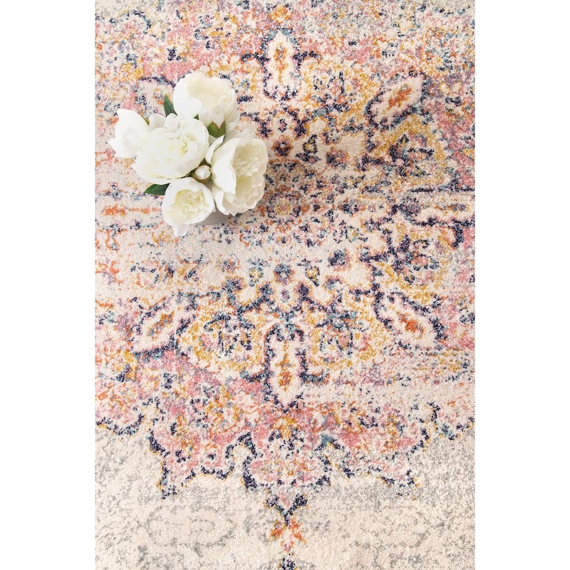 Nuloom Vintage Persian Medallion Faded Area Rug