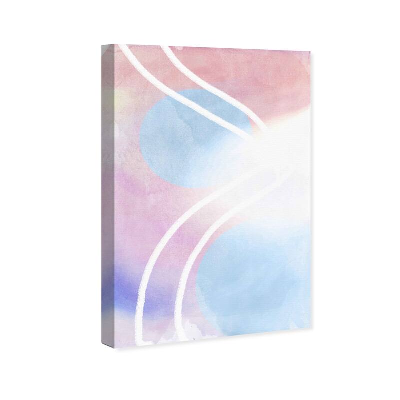 Wynwood Studio Canvas Abstract Pastel Vision abstract Blue and Light Blue Modern & Contemporary Wall Art Canvas Print