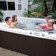 preview thumbnail 8 of 7, Lifesmart LS350 Plus 5-Person 28-Jet 110v Plug and Play Spa with Thermal Locking Cover