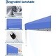 preview thumbnail 22 of 23, 10x10FT Canopy Replacement Top, Waterproof UV Resistant Tent Cover with Air Vent White
