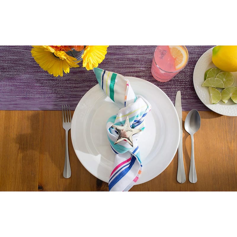 Design Imports PVC Doubleframe Table Runner (0.25 inches high x 14 inches wide x 72 inches deep) - 72"x14"