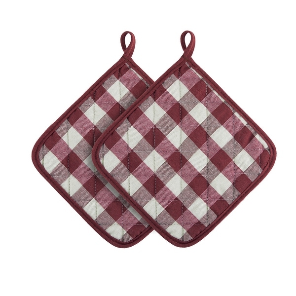 Buffalo Check Pot Holder - Set of Two - 8x8. Opens flyout.