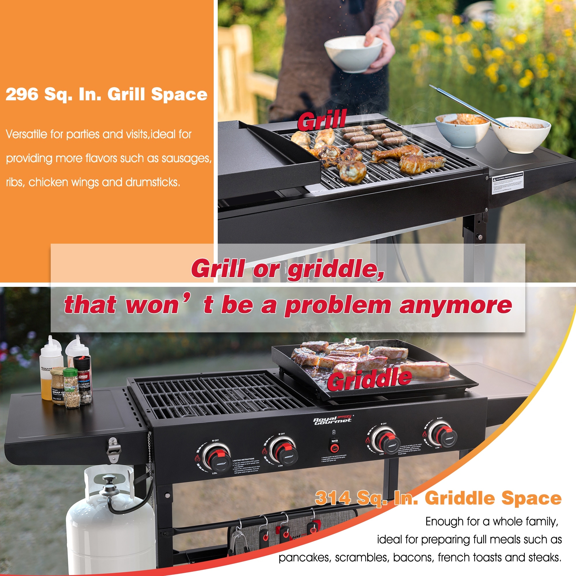 Gas griddle sale shop