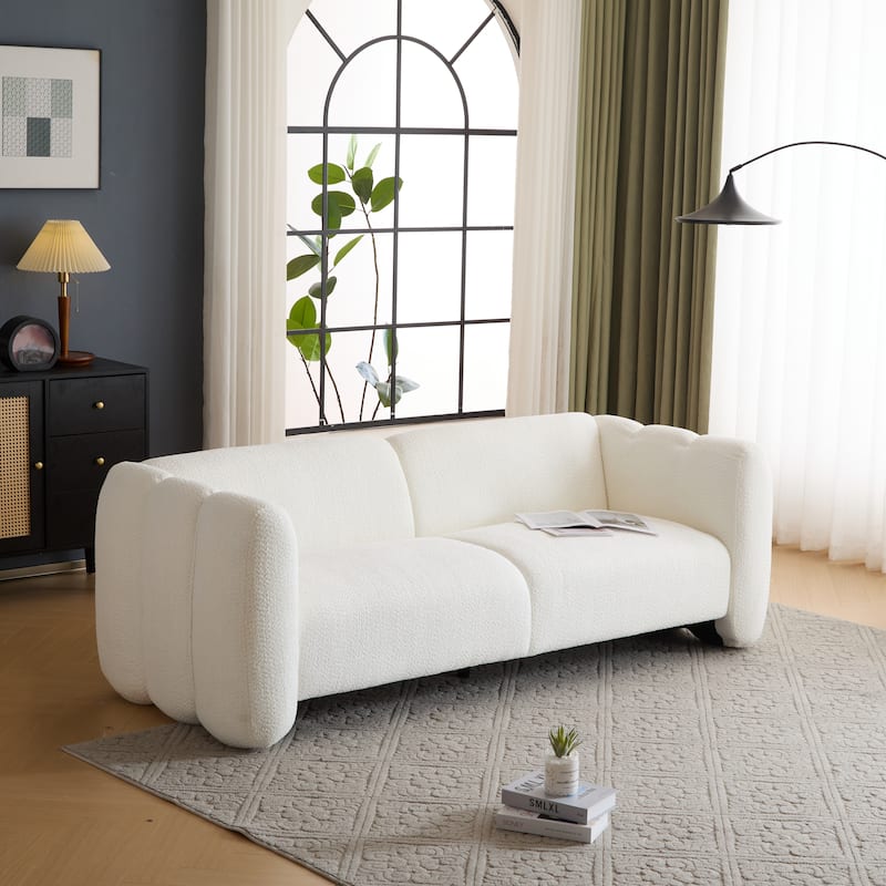 Christopher Knight Home - Tonson 83" 3-Seater Wave Design Sofa