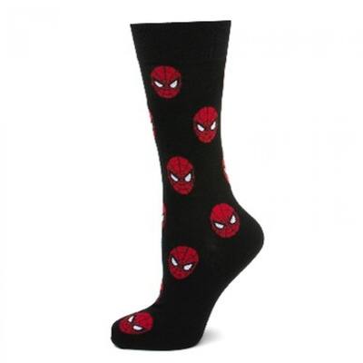 SpiderMan Mask Icons Dress Socks