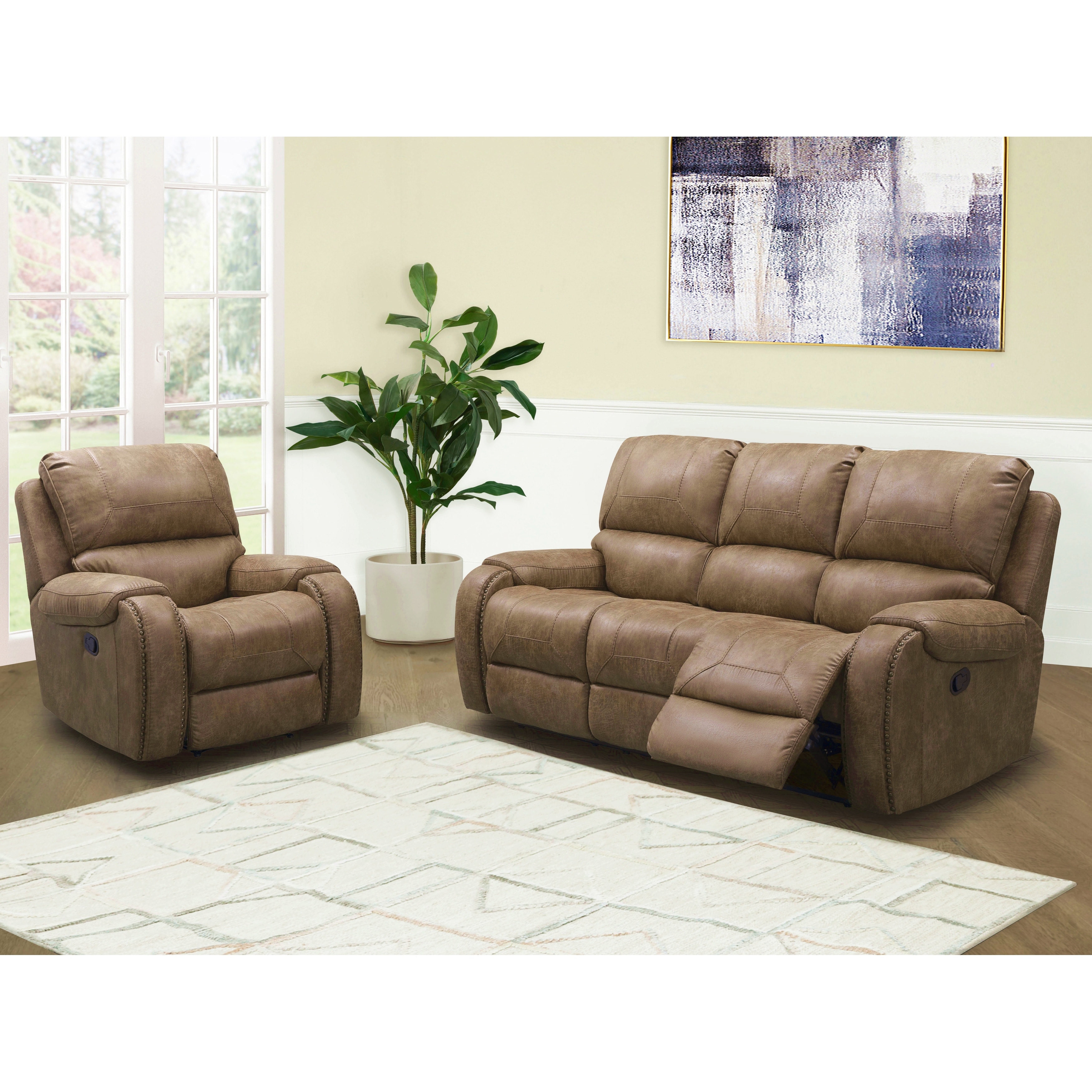 Abbyson best sale recliner sofa