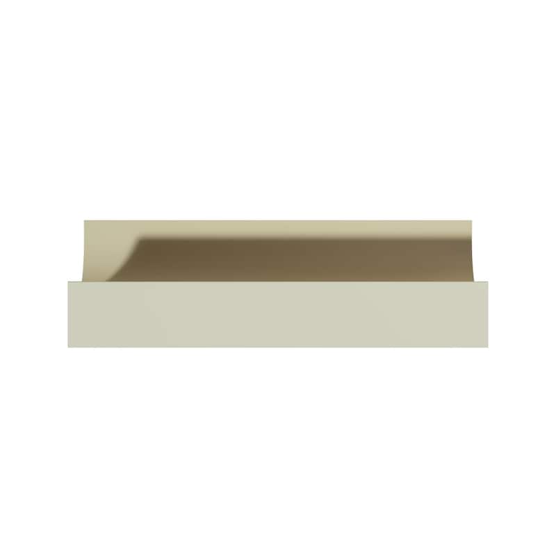 4 1/8"H x 4"P x 5 5/8"F x 96"L Enoch Crown Moulding - 1-Pack