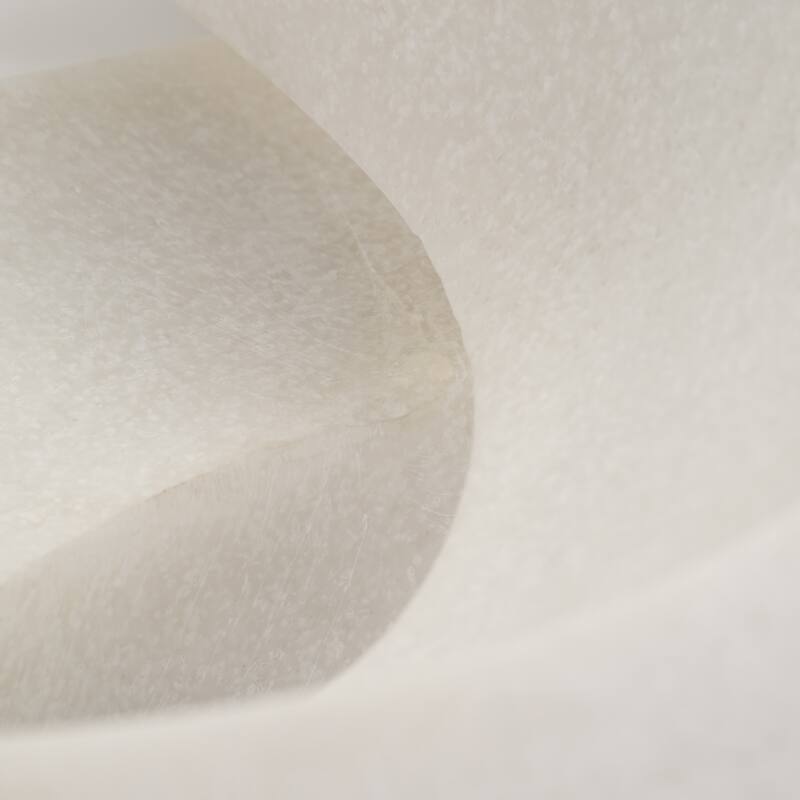 Sagebrook Home's 17-inch Infinity Decor Bowl in White Resin - Chic Modern Home Accent Piece, Decorative Objects - 17" x 9" x 6"