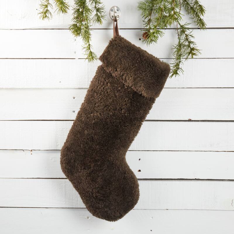 Cozy Delight Lamb Fur Stocking