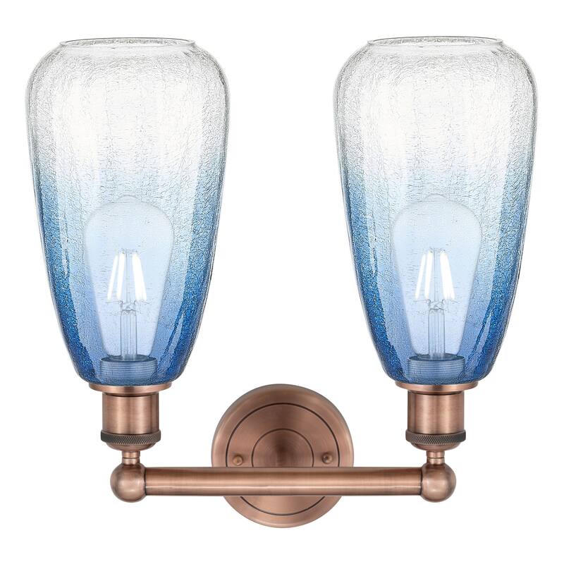 Innovations Lighting Endless Possibilities Edison - Brookhaven Almond - 2 Light 15" Bath Vanity Light