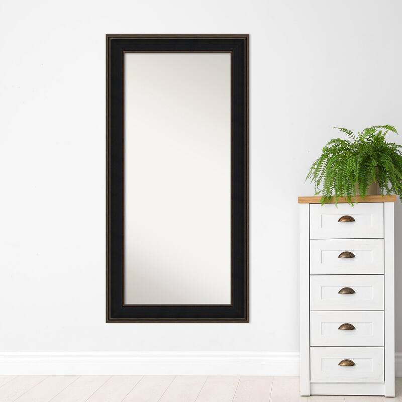 Wall Mirror Choose Your Custom Size-Oversized, Mezzanine Espresso Wood