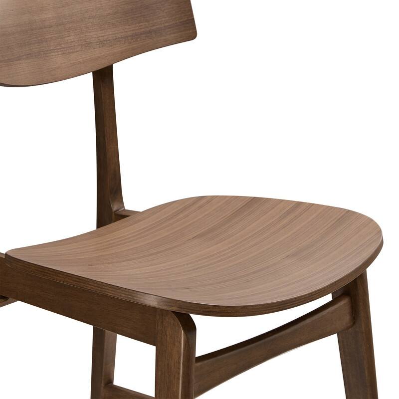 Spruce & Spring Modern Farmhouse Bar Stool with Bentwood Back and Saddle Seat