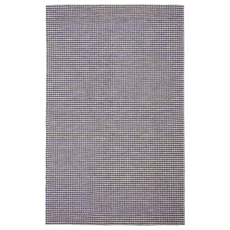 ECARPETGALLERY Braid weave Sienna Dark Navy Wool Rug - 5'0 x 8'1 - Navy - 5'0 x 8'1