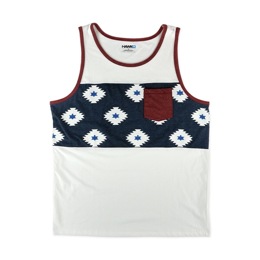 Shop Tony Hawk Mens Sw Print Pocket Tank Top White Small Overstock 29400861