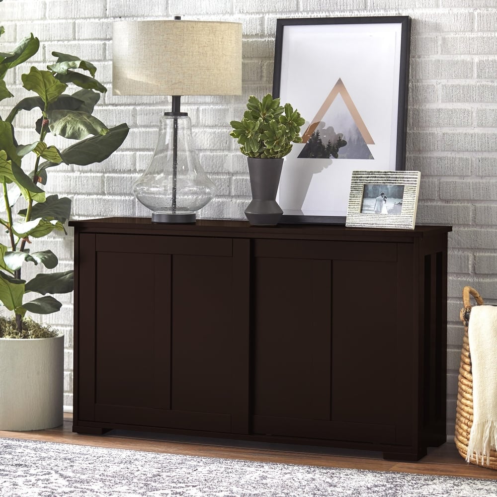 Porch & Den Jefferson Sliding Door Stackable Buffet/Sideboard