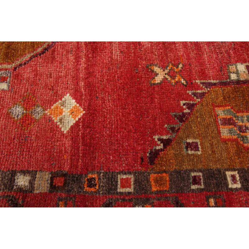 ECARPETGALLERY Hand-knotted Konya Anatolian Red Wool Rug - 5'1 x 9'5