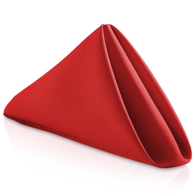 144 Pack 17 Inch Polyester Cloth Dinner Napkins for Party Restaurant