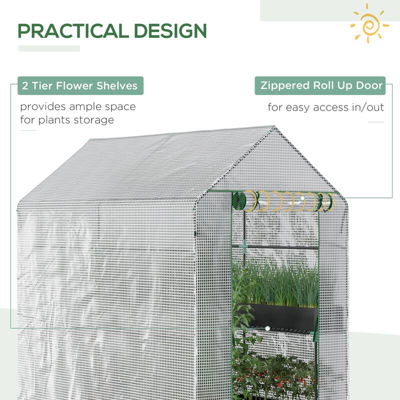 73" X 47" X 75" Walk-in Greenhouse