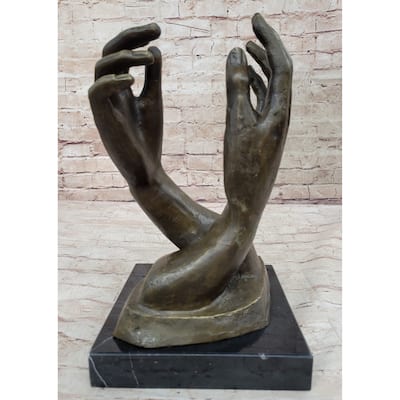 The Cathedral By Rodin, Rodin Clical Sculpture Genuine Bronze Sculpture Statue