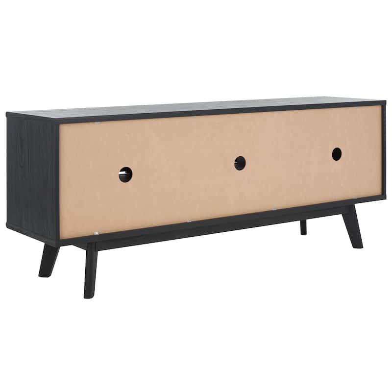 SAFAVIEH Alatar 3-Drawer Entertainment TV Media Stand (65" Flatscreen TV) - 58.7 in. x 15.2 in. x 23.9 in.
