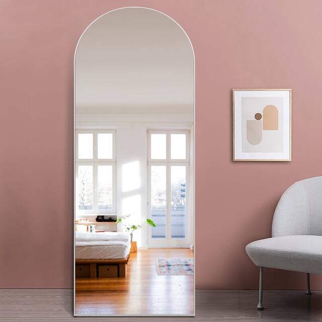 Arched Top Full-length Freestanding/ Leaning/ Hanging Wall Mirror