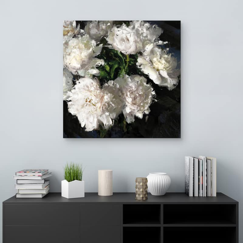 Peony Glow by Tania Bello Canvas Art Print