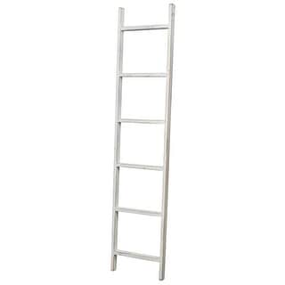 Country-Style 6' Decorative Straight Ladder