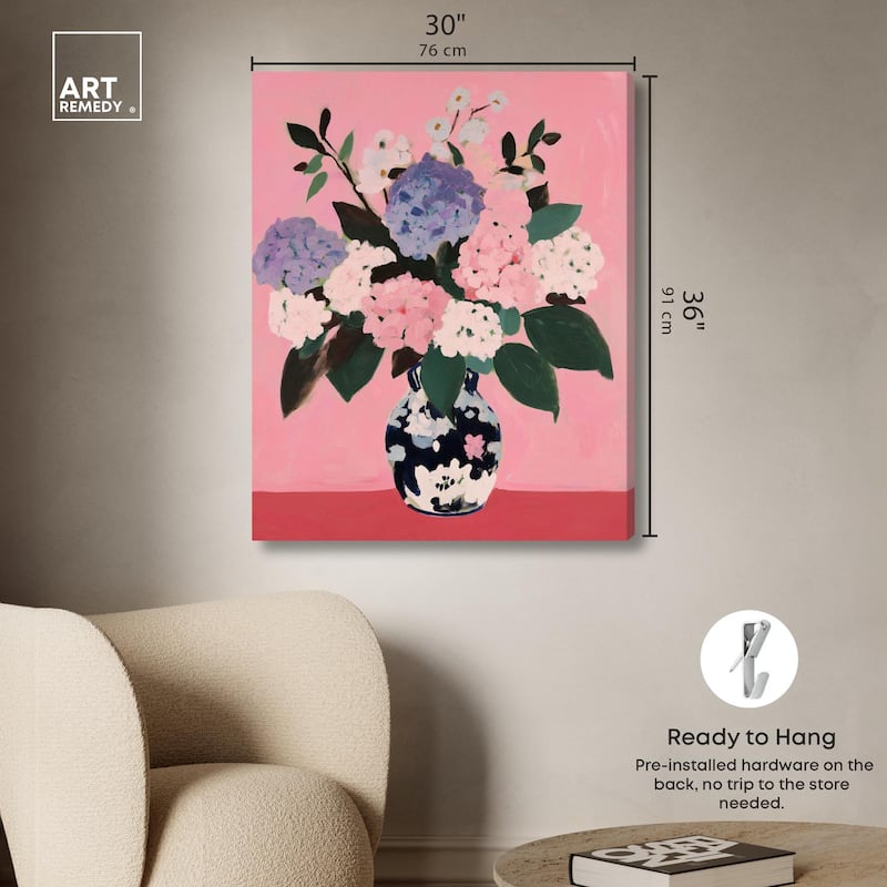 Flower Pot Dream I Canvas by Art Remedy, Gallery Wrapped