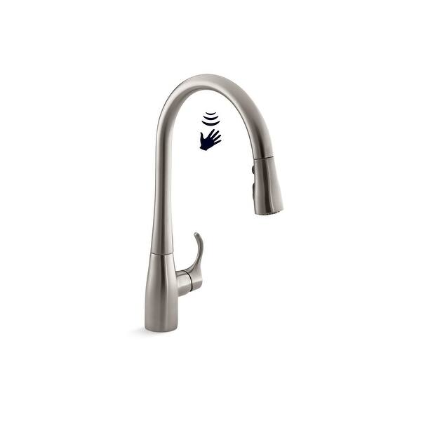 Shop Kohler K 22036 Simplice Touchless Kitchen Faucet With Docknetik Overstock 29823727 Vibrant Stainless