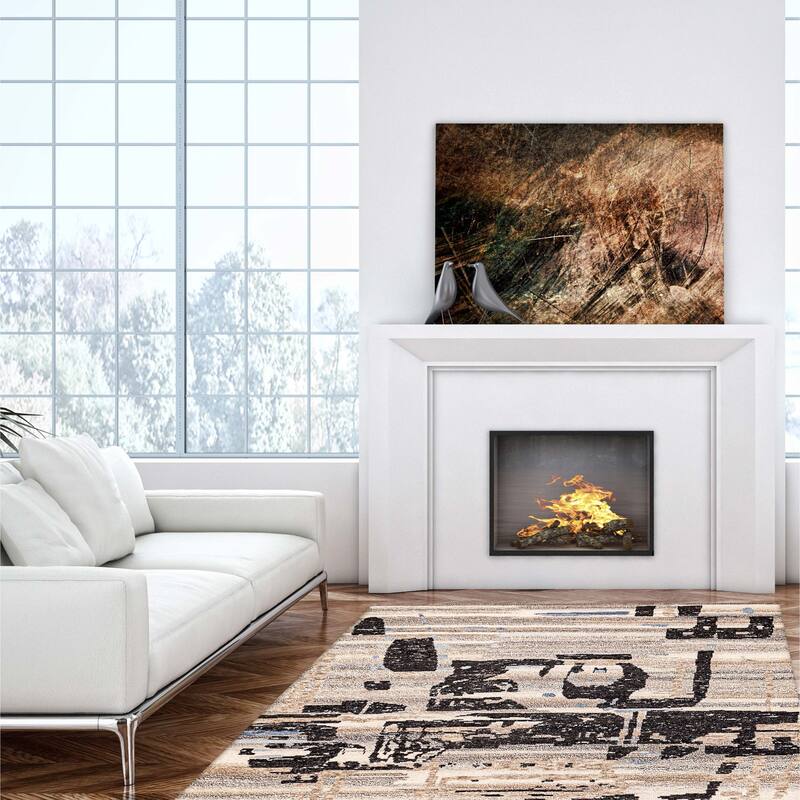 ECARPETGALLERY Hand-knotted Tangier Tan Wool Rug - 8'1 x 9'10