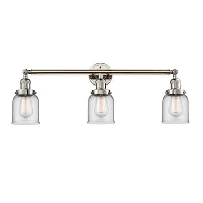 Innovations Lighting Small Bell 3 Light 30" Wide Bathroom Vanity Light