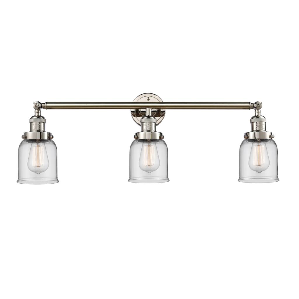 Innovations Lighting Small Bell 3 Light 30" Wide Bathroom Vanity Light