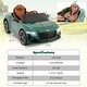 preview thumbnail 25 of 35, Costway 12V Licensed Bentley Bacalar Kids Electric Ride-on Car with - See Details