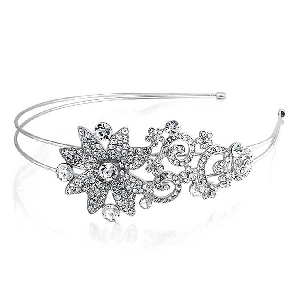 Shop Bridal Flowers Vine Leaves Side Headband For Wedding